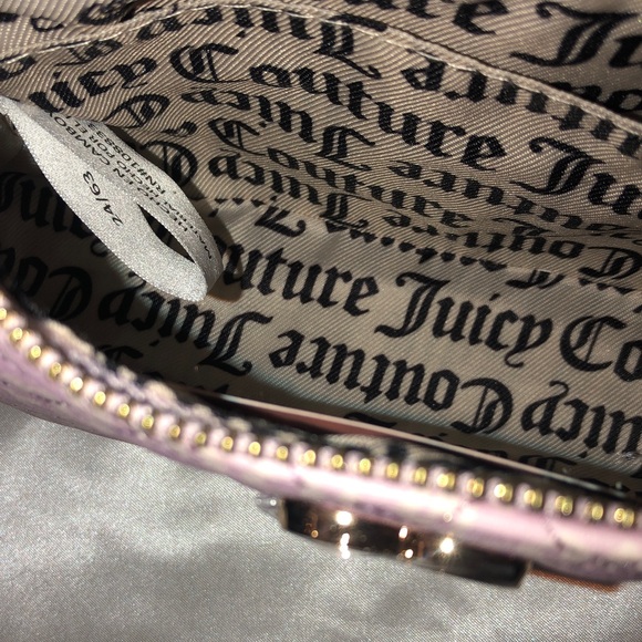 Juicy Couture Lilac Mist Tonal Love Your Couture Convertible Wristlet Purse NWT - Picture 9 of 16